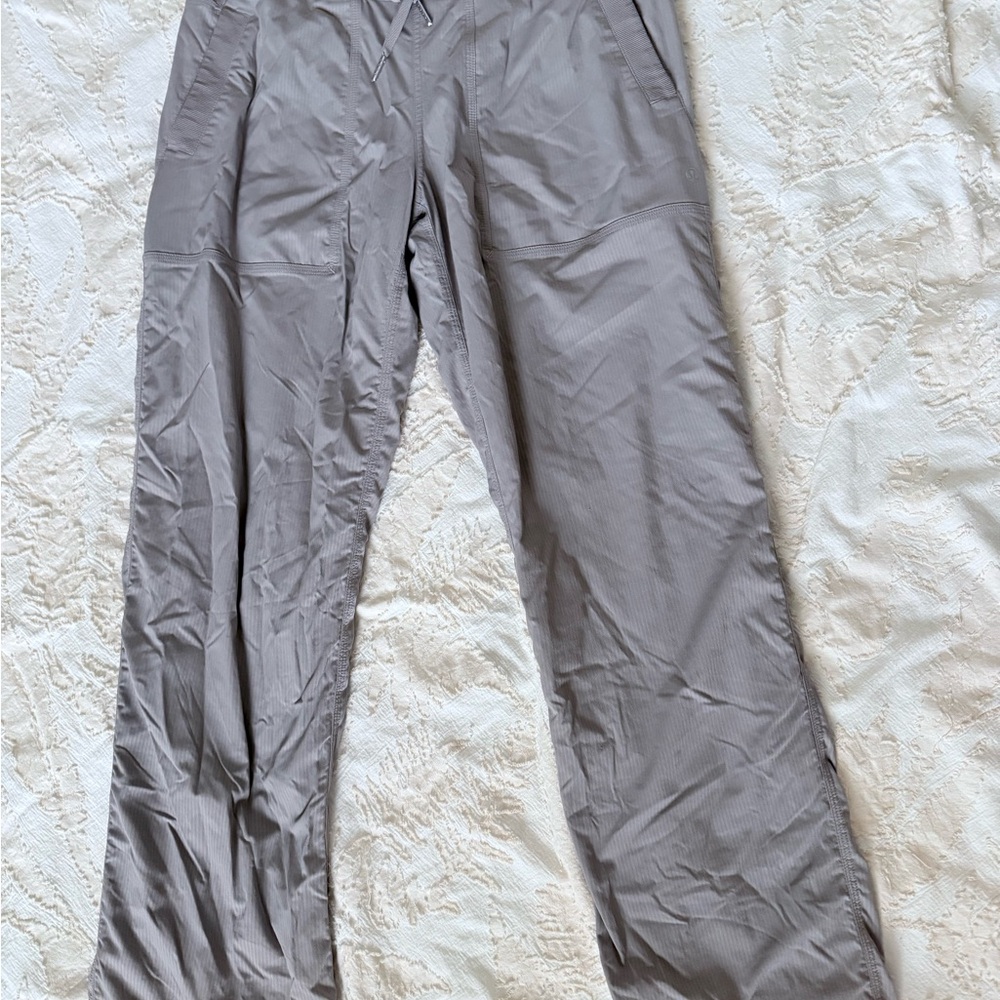 Gray Lined Dance Studio Pants Size 8